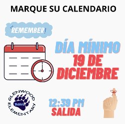 Día Minimo- Salida a las 12:39 pm